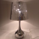 Mordern Chrome Mushroom Touch Dim Lamp