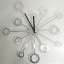 Karlsson Wall clock Cosmos aluminum brushed 