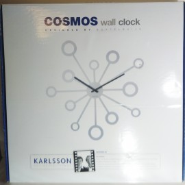 Karlsson Wall clock Cosmos aluminum brushed 