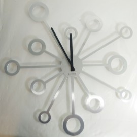Karlsson Wall clock Cosmos aluminum brushed 