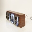 Karlsson Alarm clock Bubble LED brown casing, white LED 26 x 10 x 5cm, Incl. DC6V transformer