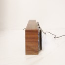 Karlsson Alarm clock Bubble LED brown casing, white LED 26 x 10 x 5cm, Incl. DC6V transformer