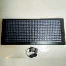 Karlsson Wall clock LED white light black case plastic 58.5 x 25 x 8.7cm Incl. transformer