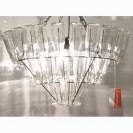 Leitmotiv Chandelier Large Bottle nickel, Design Bonne Plat 