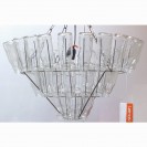 Leitmotiv Chandelier Large Bottle nickel, Design Bonne Plat 