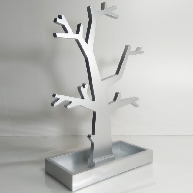 The Present Time Jewellery tree Dress up plastic Silver