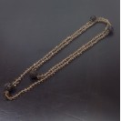 Virginia Elegant Smoky Champagne Topaz Crystal embroidered ball Necklance