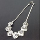 Virginia Elegant plantinum plated Copper Eye Necklance