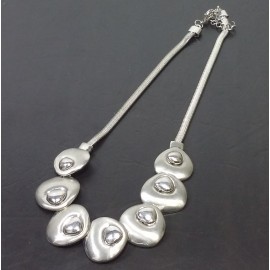 Virginia Elegant plantinum plated Copper Eye Necklance