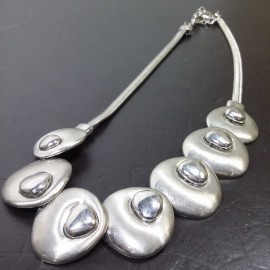 Virginia Elegant plantinum plated Copper Eye Necklance