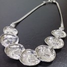 Virginia Elegant plantinum plated Copper Eye Necklance
