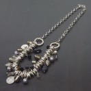 Virginia Elegant plantinum plated copper Ring Beeds Necklance