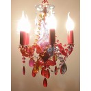Silly the Gifts Arylic Chandelier Ceiling Lamp 5 arms Gypsy Colour