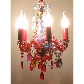 Silly the Gifts Arylic Chandelier Ceiling Lamp 5 arms Gypsy Colour