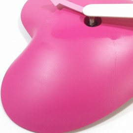 Silly the Gifts Wall clock Heart pendant swing Pink