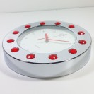 Wanted  Wall clock w. red diamands