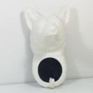 Streamline PORCELAIN MIRROR HOOK FOX white