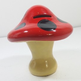 GSQ Mountain Mushroon Ceramic Banker Red