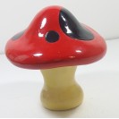 GSQ Mountain Mushroon Ceramic Banker Red
