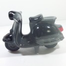 GSQ Scooter Ceramic Money Bank Bk Grey