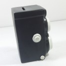 GSQ Vintage Camera Money Ceramic Bank Black