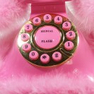 GSQ Cinderella Feather Vintage Telephone Pink
