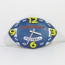 Football Wall Clock Navy