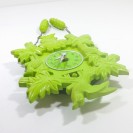 Silly the Gifts Wall clock Cuckkoo shape Green
