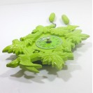 Silly the Gifts Wall clock Cuckkoo shape Green