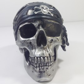 Silly the Gifts Moneybank Pirate Skull polyresin 