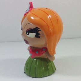 Silly the Gifts Moneybank Aloha Girl Ceramic bank Green