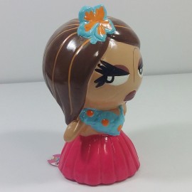 Silly the Gifts Moneybank Aloha Girl Ceramic bank Red