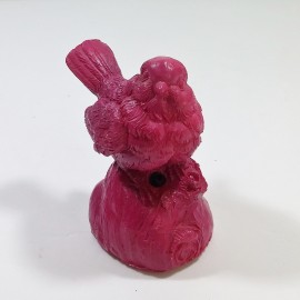 Silly the Gifts Bird  Sensor W Whistle Sound "Tweet Tweet" when you walk by Burgandy