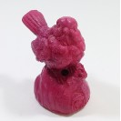 Silly the Gifts Bird  Sensor W Whistle Sound "Tweet Tweet" when you walk by Burgandy