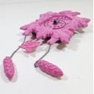 Silly the Gifts Wall clock Cuckkoo shape Pink 