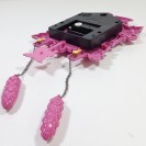 Silly the Gifts Wall clock Cuckkoo shape Pink 